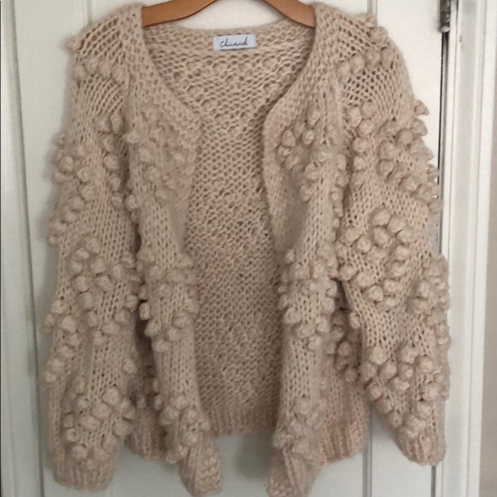 Chicwish knit your love cardigan size s/m